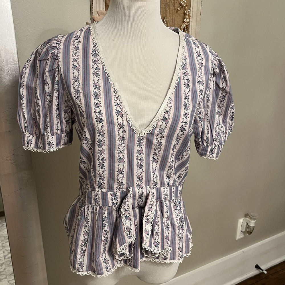 LoveshackFancy Rikki Blouse